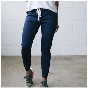 Zyia • Navy Blue Cozy Jogger Pants size medium
